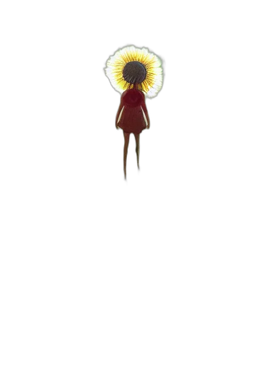 flower, dress, staff, creature transparent PNG cut-out