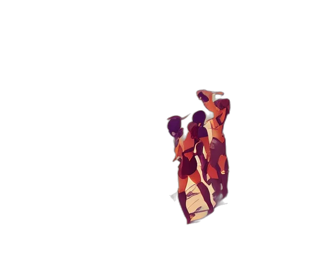 dress, umbrella, staff, crown transparent PNG cut-out