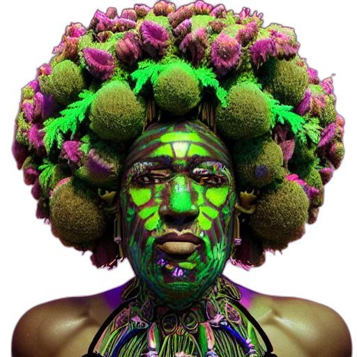 crown, face, mask, flower transparent PNG cut-out