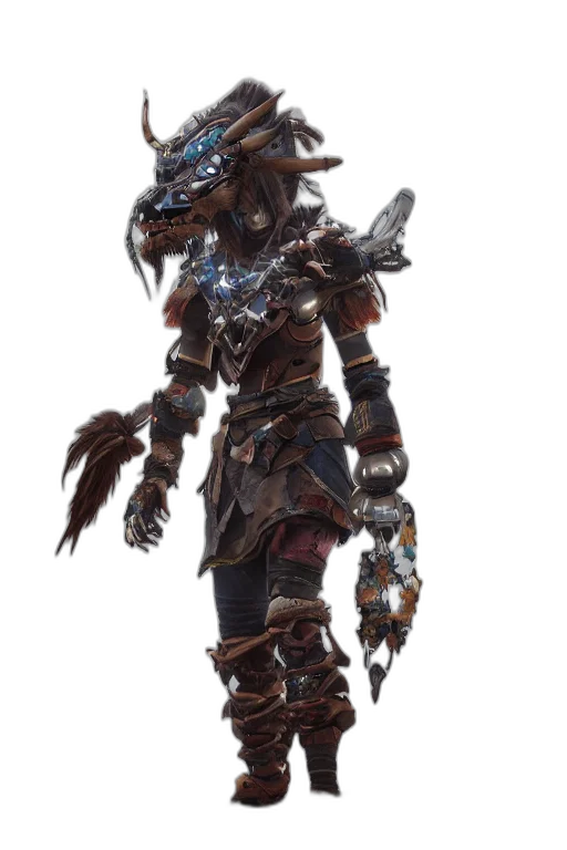 staff, dragon, robot, creature transparent PNG cut-out