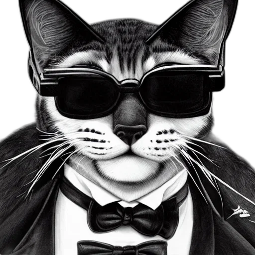 animal, cartoon, photorealistic, pencil sketch transparent PNG cut-out