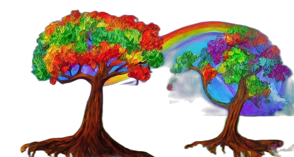 tree, concept art, fantasy art, photorealistic transparent PNG cut-out