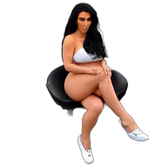 furniture, dress, hair, shoes transparent PNG cut-out