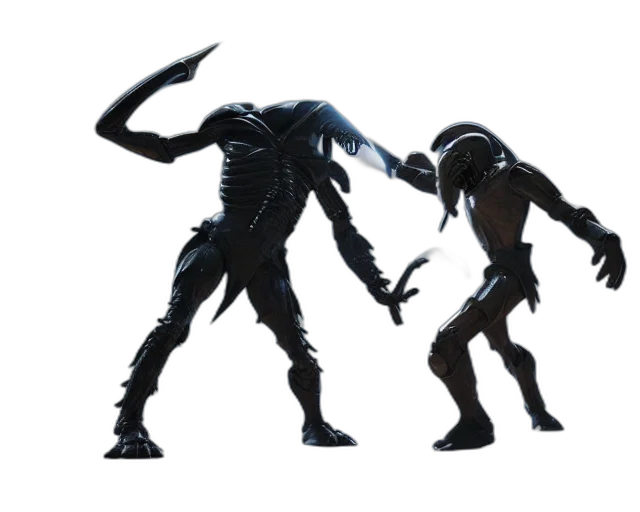 creature, robot, mask, staff transparent PNG cut-out