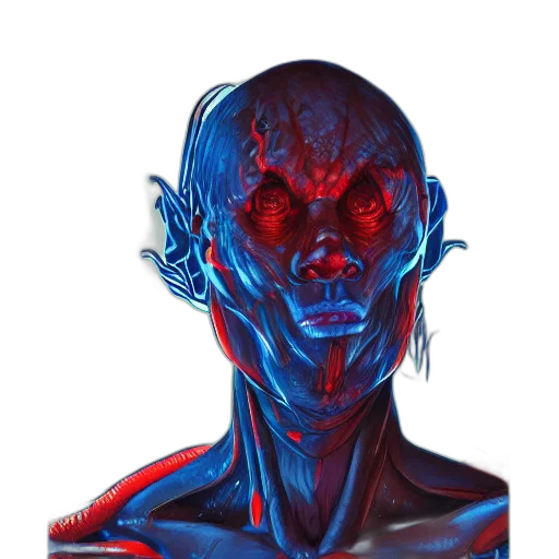 mask, face, creature, robot transparent PNG cut-out