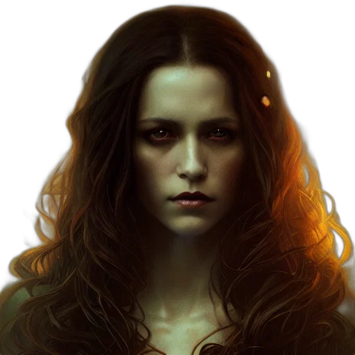 face, crown, fantasy art, photorealistic transparent PNG cut-out