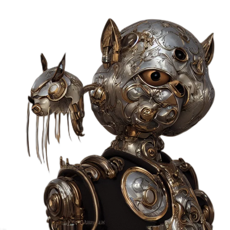 mask, robot, face, staff transparent PNG cut-out
