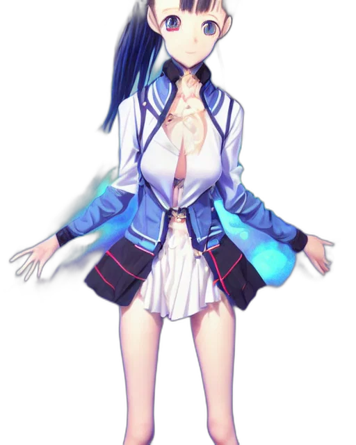 jacket, dress, staff, robot transparent PNG cut-out