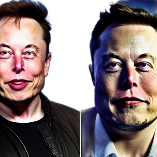 robot, face, cartoon, elon transparent PNG cut-out