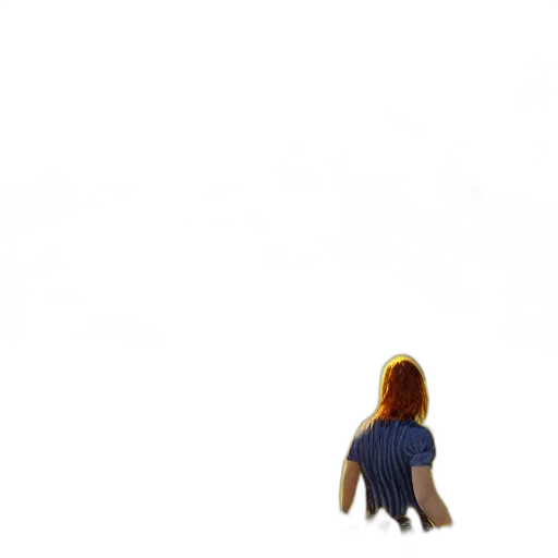 hair, dress, jacket, robot transparent PNG cut-out