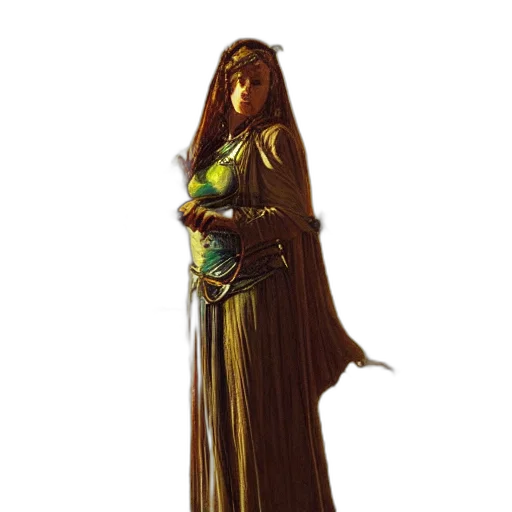 staff, dress, sword, concept art transparent PNG cut-out