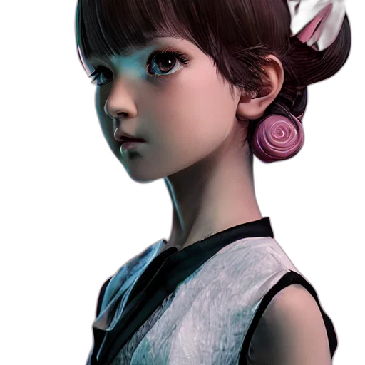 face, robot, dress, staff transparent PNG cut-out