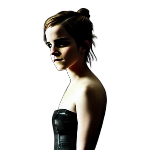 dress, face, photorealistic, concept art transparent PNG cut-out