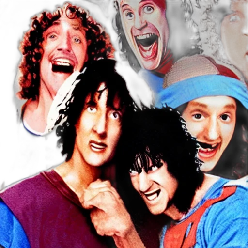 photorealistic, bill, ted, excellent transparent PNG cut-out