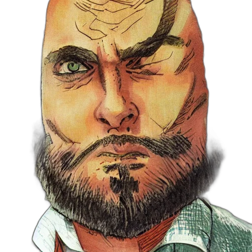 face, mask, jacket, staff transparent PNG cut-out