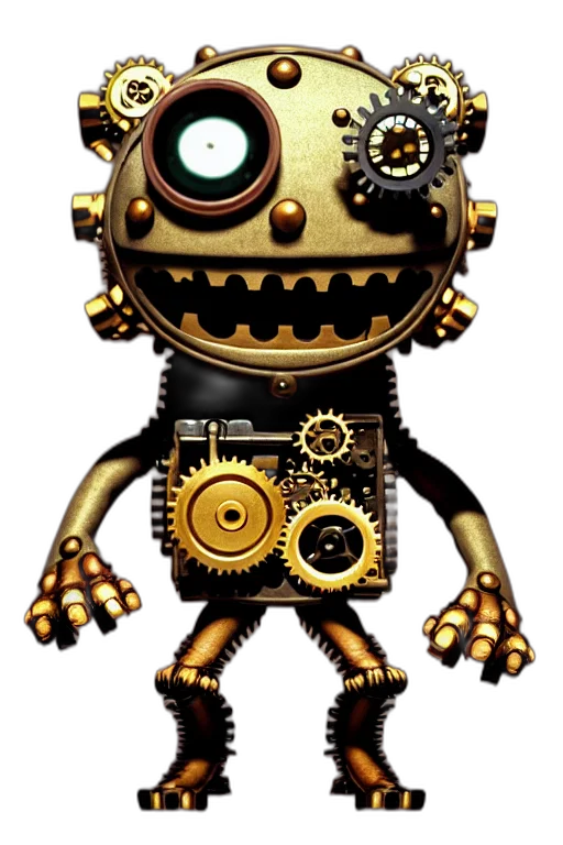 robot, staff, creature, mask transparent PNG cut-out
