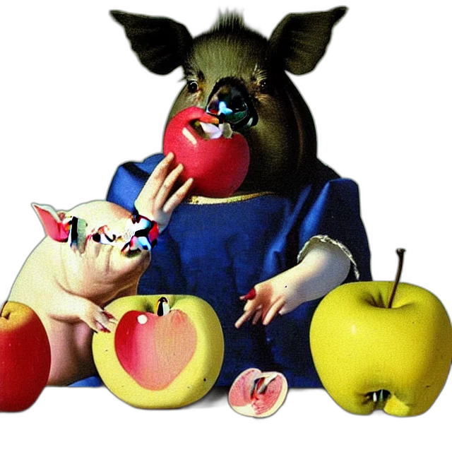 food, animal, mask, concept art transparent PNG cut-out