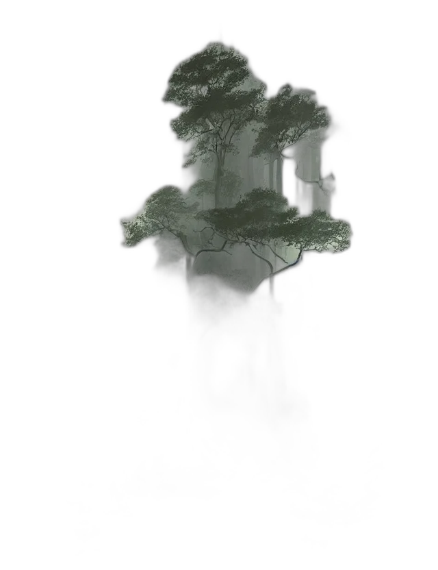 tree, dragon, crown, creature transparent PNG cut-out