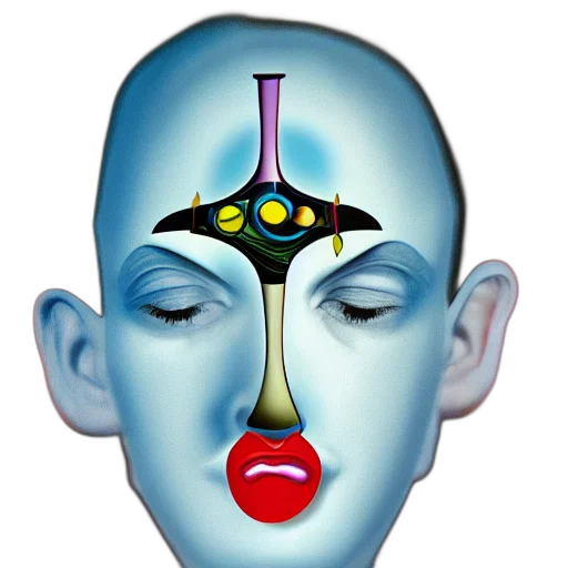 face, mask, crown, jewelry transparent PNG cut-out