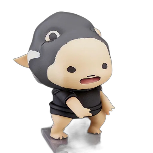 creature, 3d render, concept art, nendoroid transparent PNG cut-out