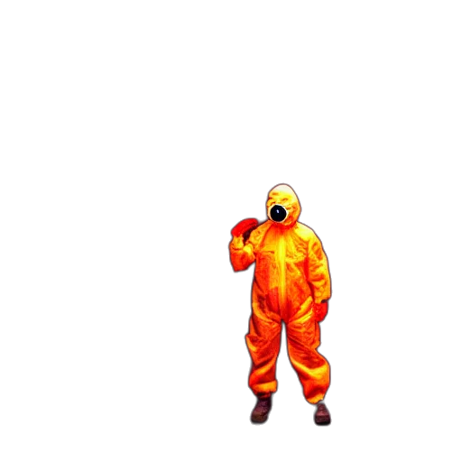 creature, animal, jacket, staff transparent PNG cut-out