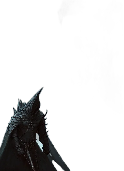 dragon, mask, sword, creature transparent PNG cut-out