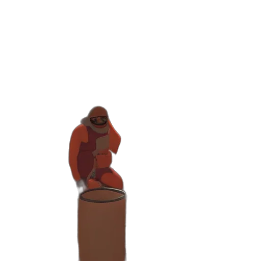 animal, robot, staff, creature transparent PNG cut-out
