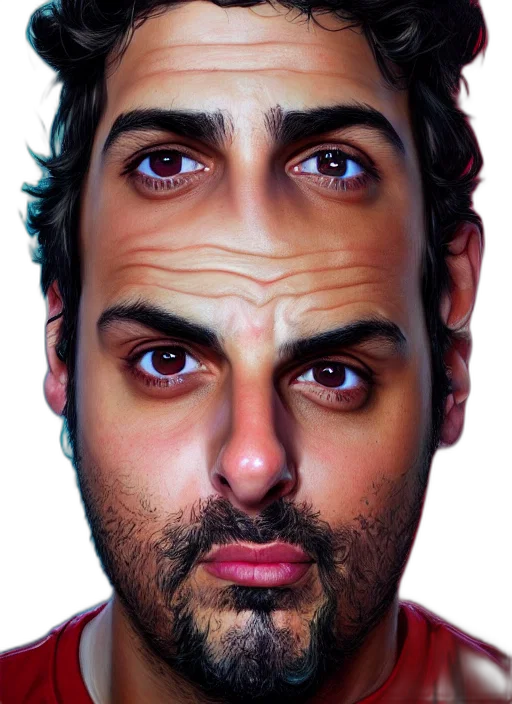 face, mask, staff, creature transparent PNG cut-out