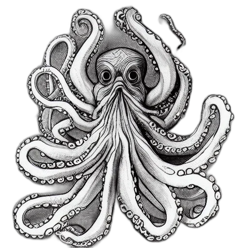 creature, crown, mask, staff transparent PNG cut-out