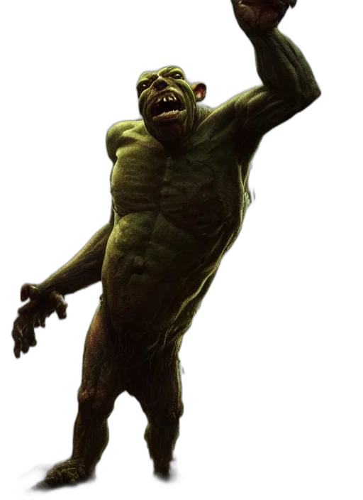 creature, animal, staff, face transparent PNG cut-out