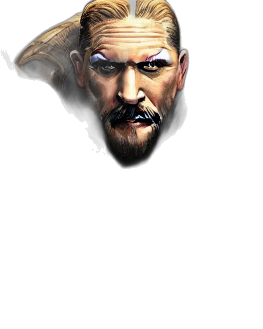 face, mask, staff, weapon transparent PNG cut-out