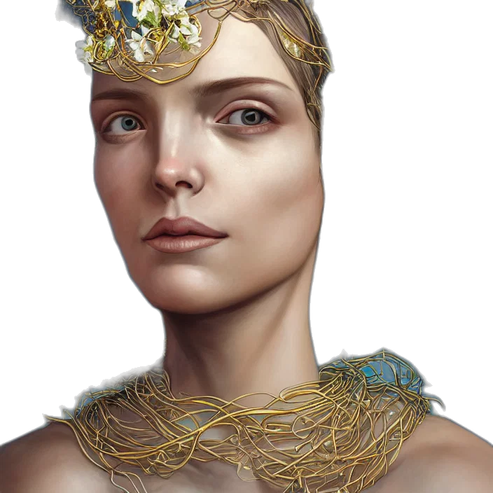 crown, jewelry, face, mask transparent PNG cut-out