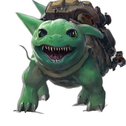 creature, dragon, staff, animal transparent PNG cut-out