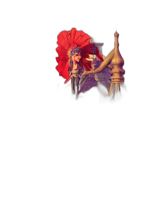crown, staff, umbrella, hat transparent PNG cut-out