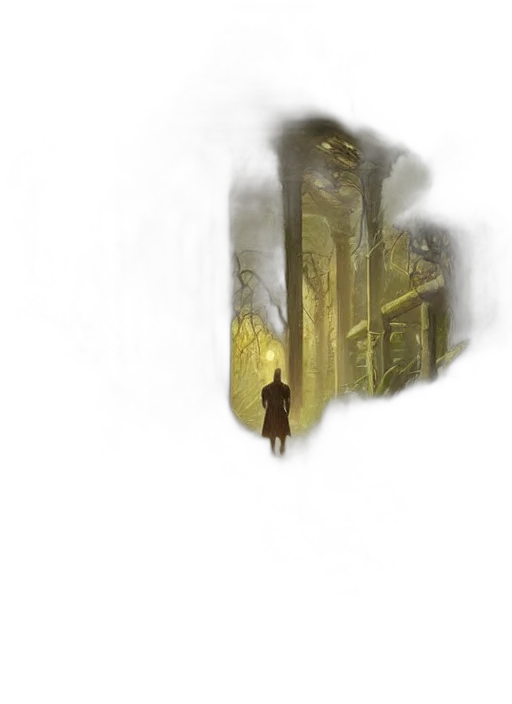 concept art, fantasy art, watercolor, photorealistic transparent PNG cut-out