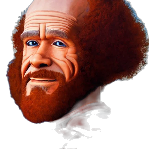 face, hair, creature, staff transparent PNG cut-out