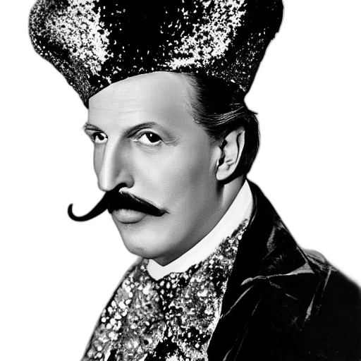 hat, staff, face, crown transparent PNG cut-out