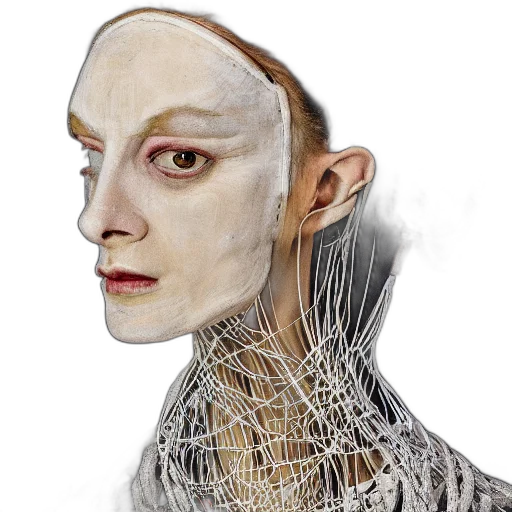 mask, robot, face, jewelry transparent PNG cut-out