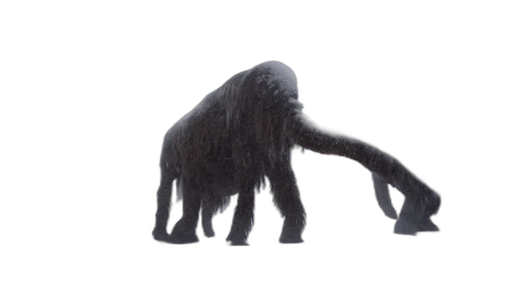 creature, animal, hair, staff transparent PNG cut-out