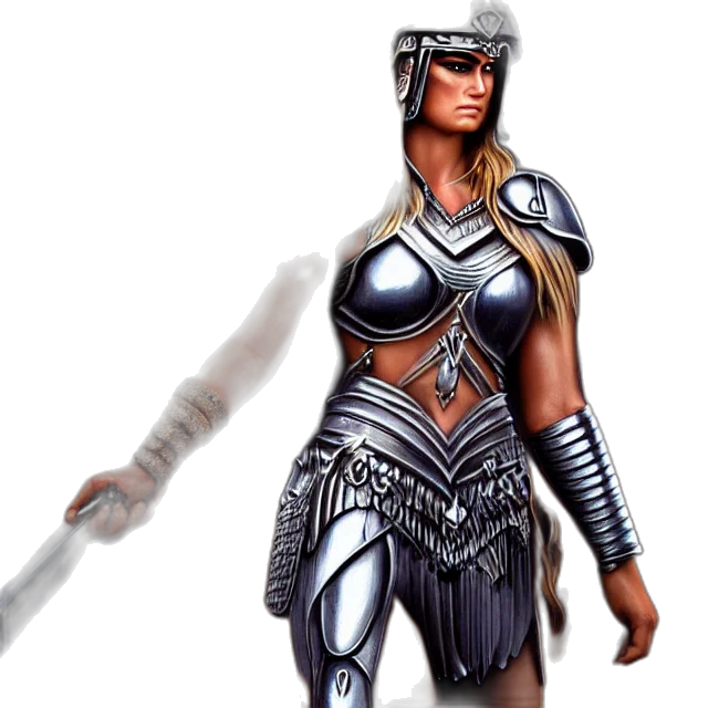 sword, weapon, staff, fantasy art transparent PNG cut-out