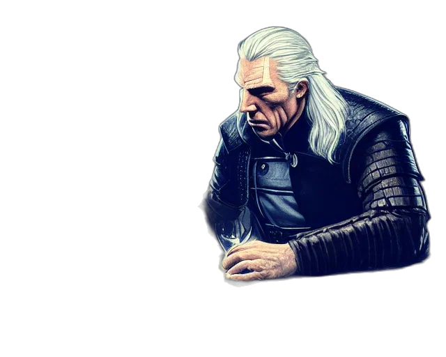 dragon, jacket, sword, face transparent PNG cut-out