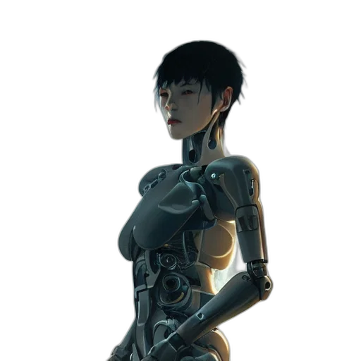 robot, dress, weapon, jacket transparent PNG cut-out