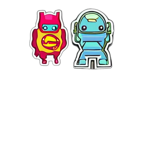 robot, pixel art, comic book art, concept art transparent PNG cut-out