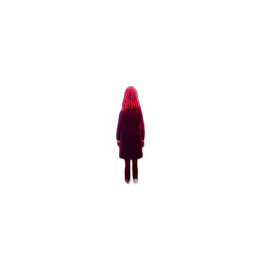 dress, jacket, hair, creature transparent PNG cut-out