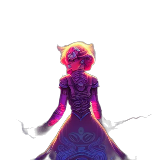 dress, crown, staff, mask transparent PNG cut-out
