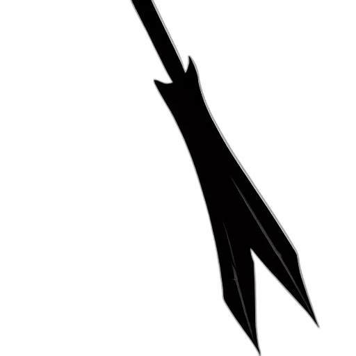 sword, staff, weapon, hair transparent PNG cut-out