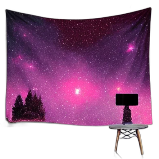 umbrella, outer space, night, astrophotography transparent PNG cut-out