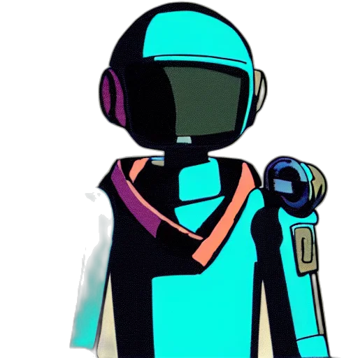 staff, robot, jacket, mask transparent PNG cut-out