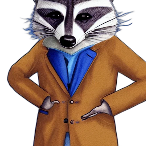 jacket, animal, staff, concept art transparent PNG cut-out