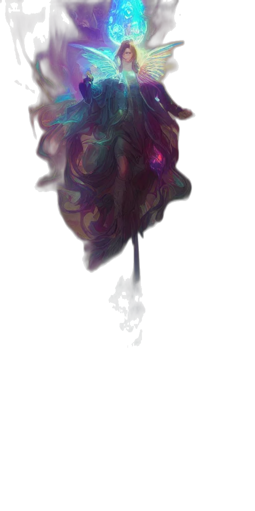 mask, hair, crown, flower transparent PNG cut-out